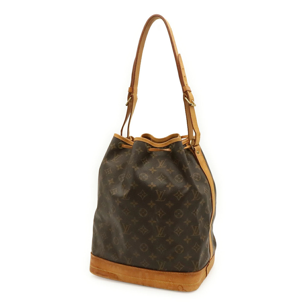 Louis Vuitton Drawstring Hobo Bag Shoulder Noe Monogram Brown